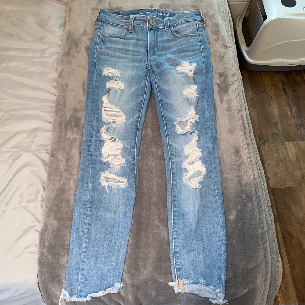 AE Mid-Rise Jegging Crop Jeans, SIZE 2 REGULAR